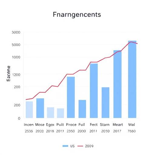 Expense chart showing income and expenses over time.